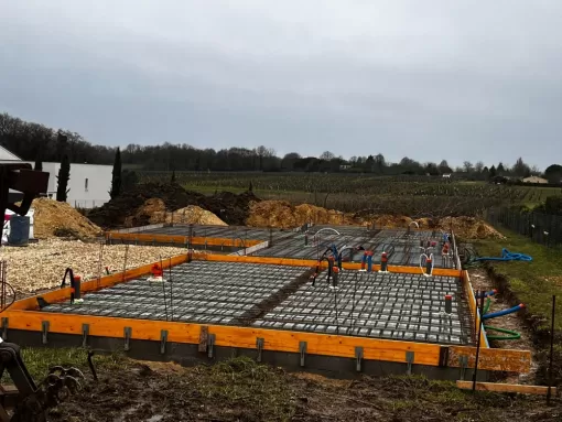 réalisation construction d'une maison neuve, Saintes, SARL Sébastien BLOMME