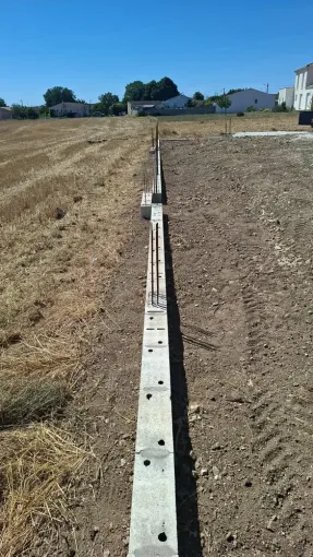 Construction clôture en parpaing, Saintes, SARL Sébastien BLOMME