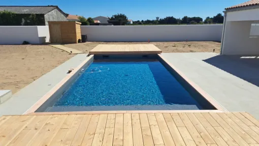 Revêtement terrasse mobile piscine, Saintes, SARL SEBASTIEN BLOMME