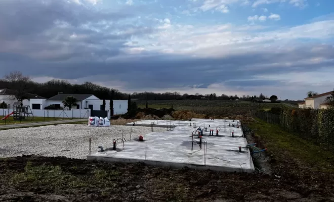 réalisation construction d'une maison neuve, Saintes, SARL Sébastien BLOMME