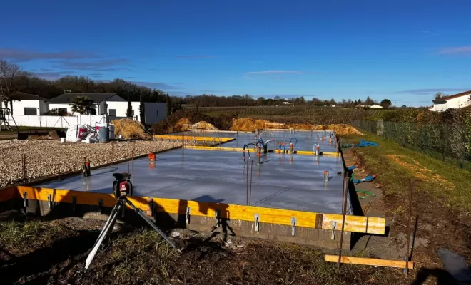réalisation construction d'une maison neuve, Saintes, SARL Sébastien BLOMME