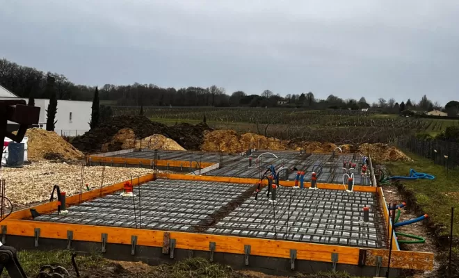 réalisation construction d'une maison neuve, Saintes, SARL Sébastien BLOMME