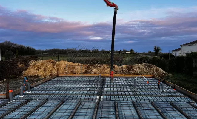 réalisation construction d'une maison neuve, Saintes, SARL Sébastien BLOMME