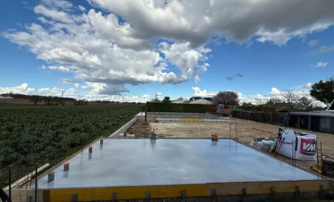 Réalisation de fondation, du soubassement et d'une plate-forme à Nieul les Saintes, Saintes, SARL Sébastien BLOMME