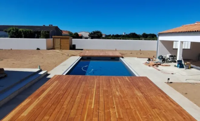 Revêtement terrasse mobile piscine, Saintes, SARL SEBASTIEN BLOMME