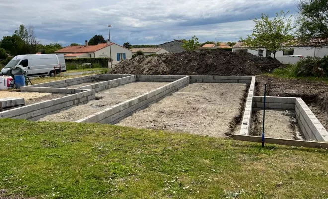 Maçonnerie dans le neuf, Saintes, SARL Sébastien BLOMME