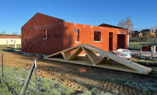 Maison neuve en construction a brizambourg, Saintes, SARL Sébastien BLOMME